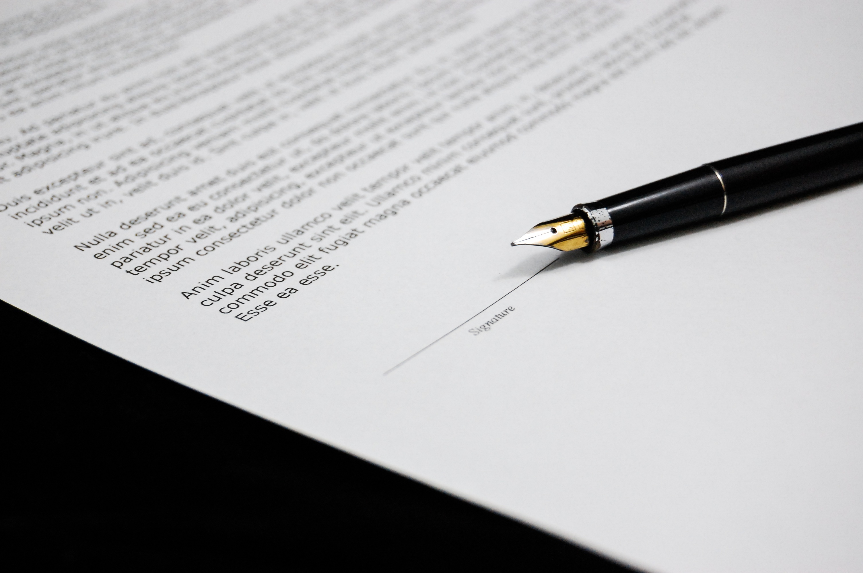 Purchase agreement, deed